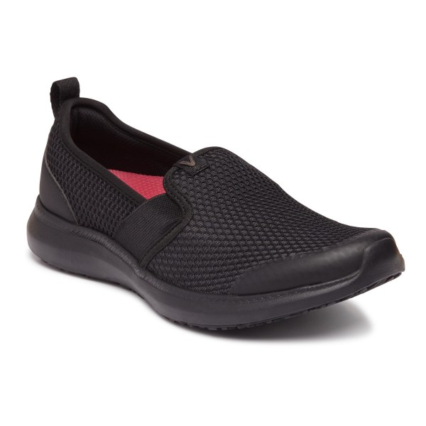 Vionic Trainers Ireland - Julianna Pro Slip on Sneaker Black - Womens Shoes Online | ZORCF-0568